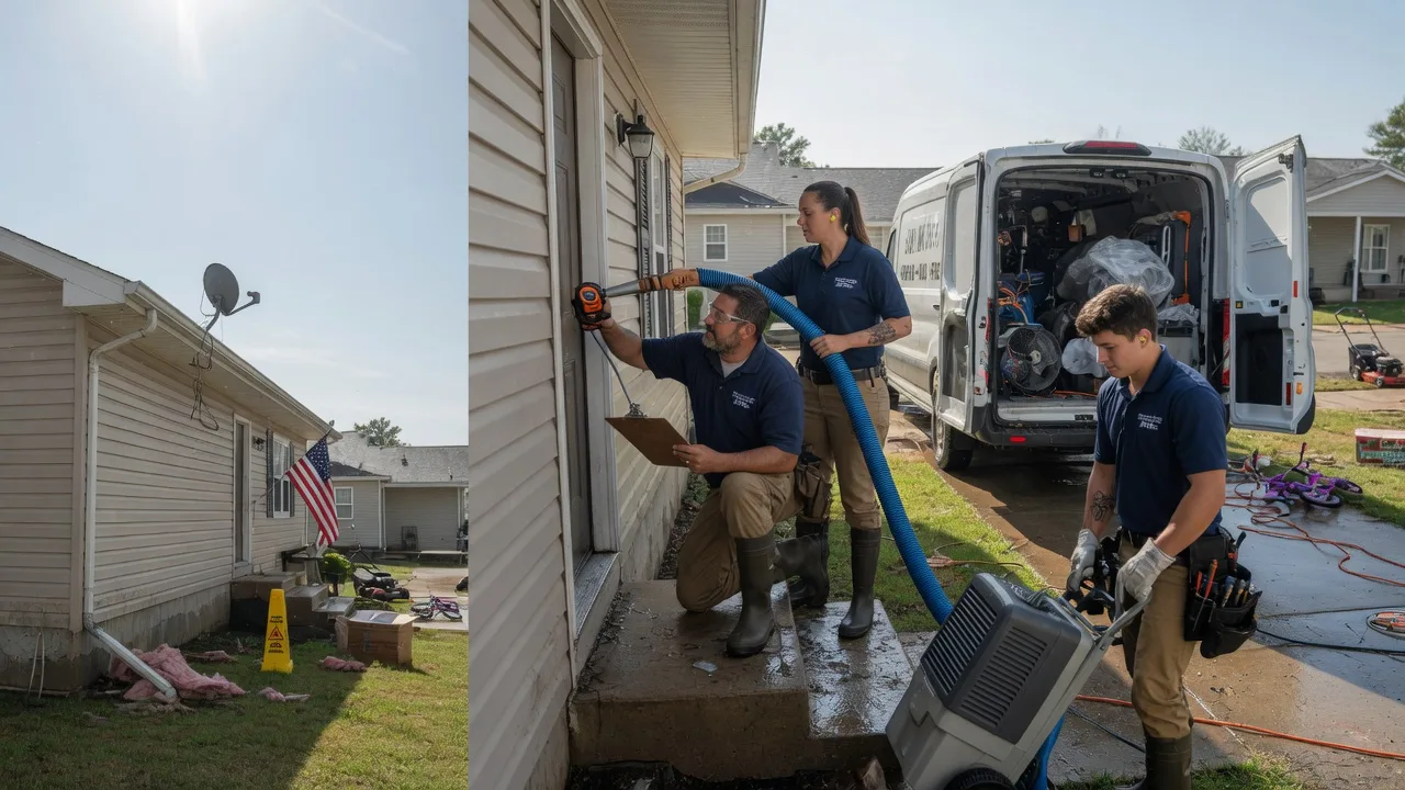 Ceiling Water Damage Restoration in Star City, IN near me